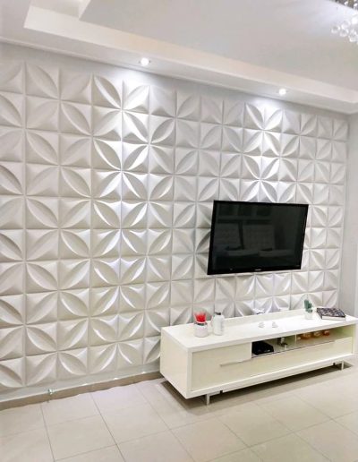 Parede 3D de Gesso